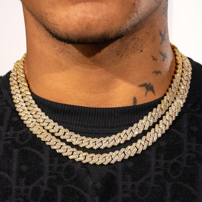 10MM ICED OUT CUBAN LINK CHAIN