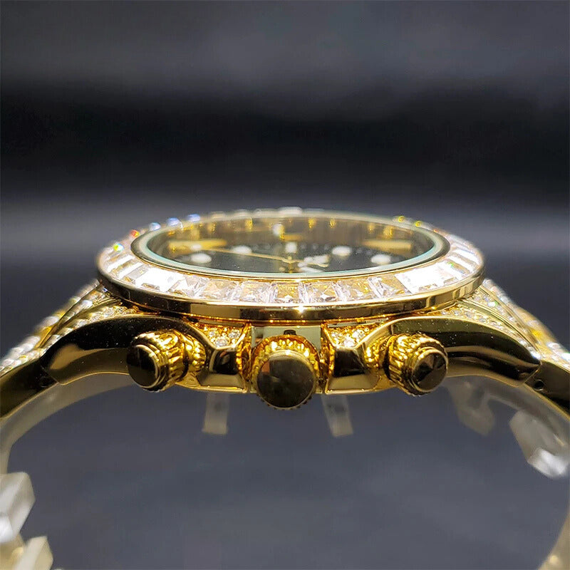 ICED OUT NOIR BAGUETTE WATCH
