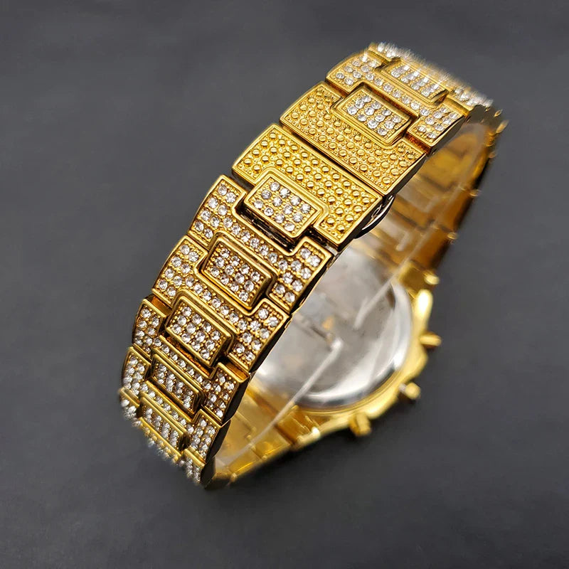 ICED OUT ATLAS BAGUETTE WATCH