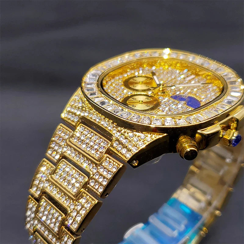 ICED OUT ATLAS BAGUETTE WATCH