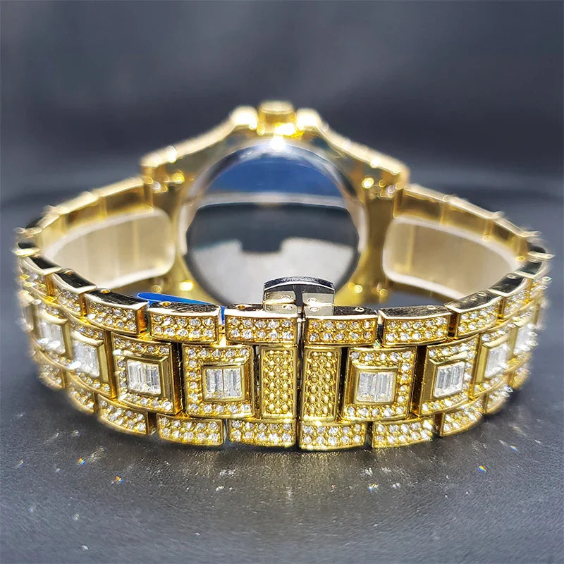 ICED OUT REGAL DAY DATE WATCH
