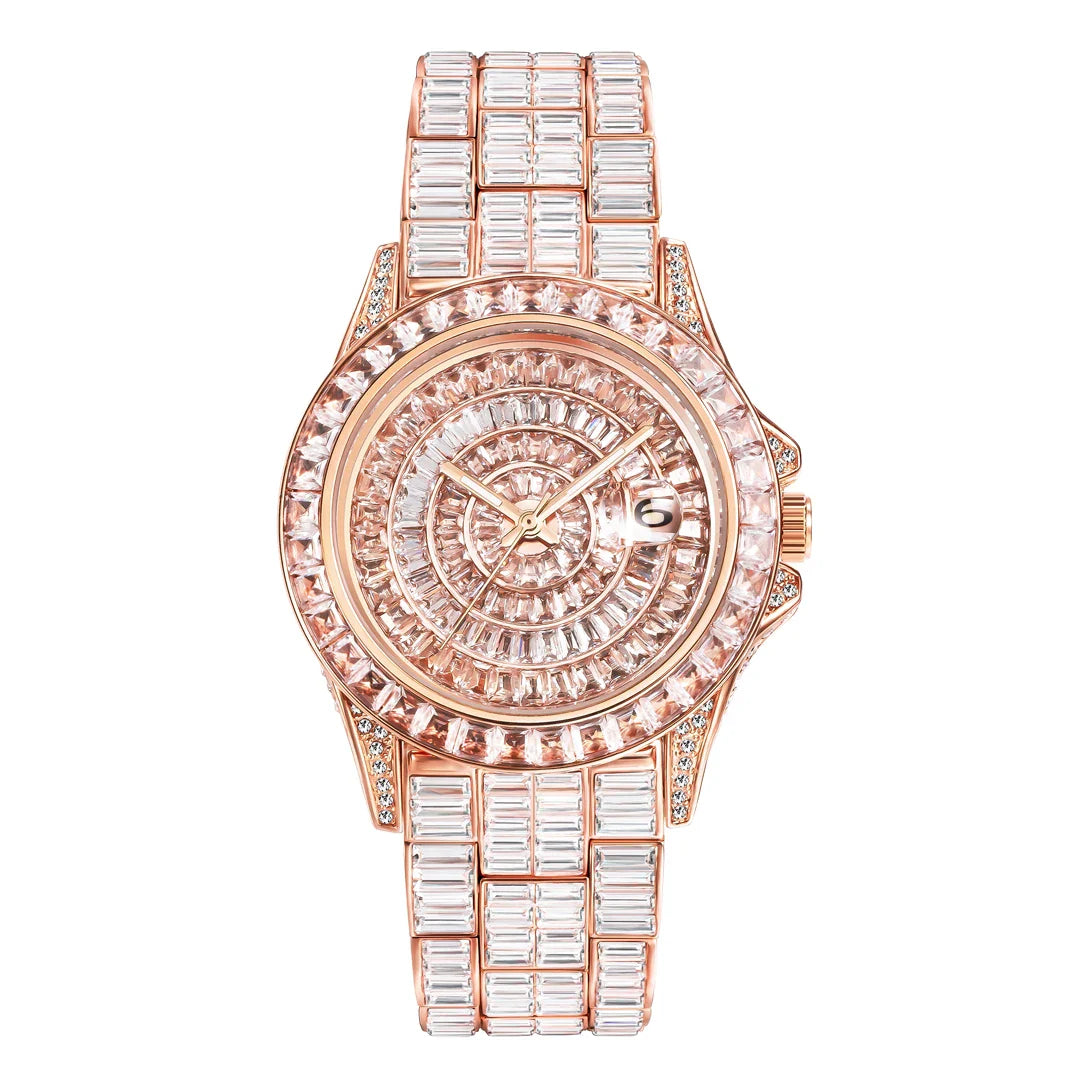 ICED OUT LAURENT BAGUETTE WATCH