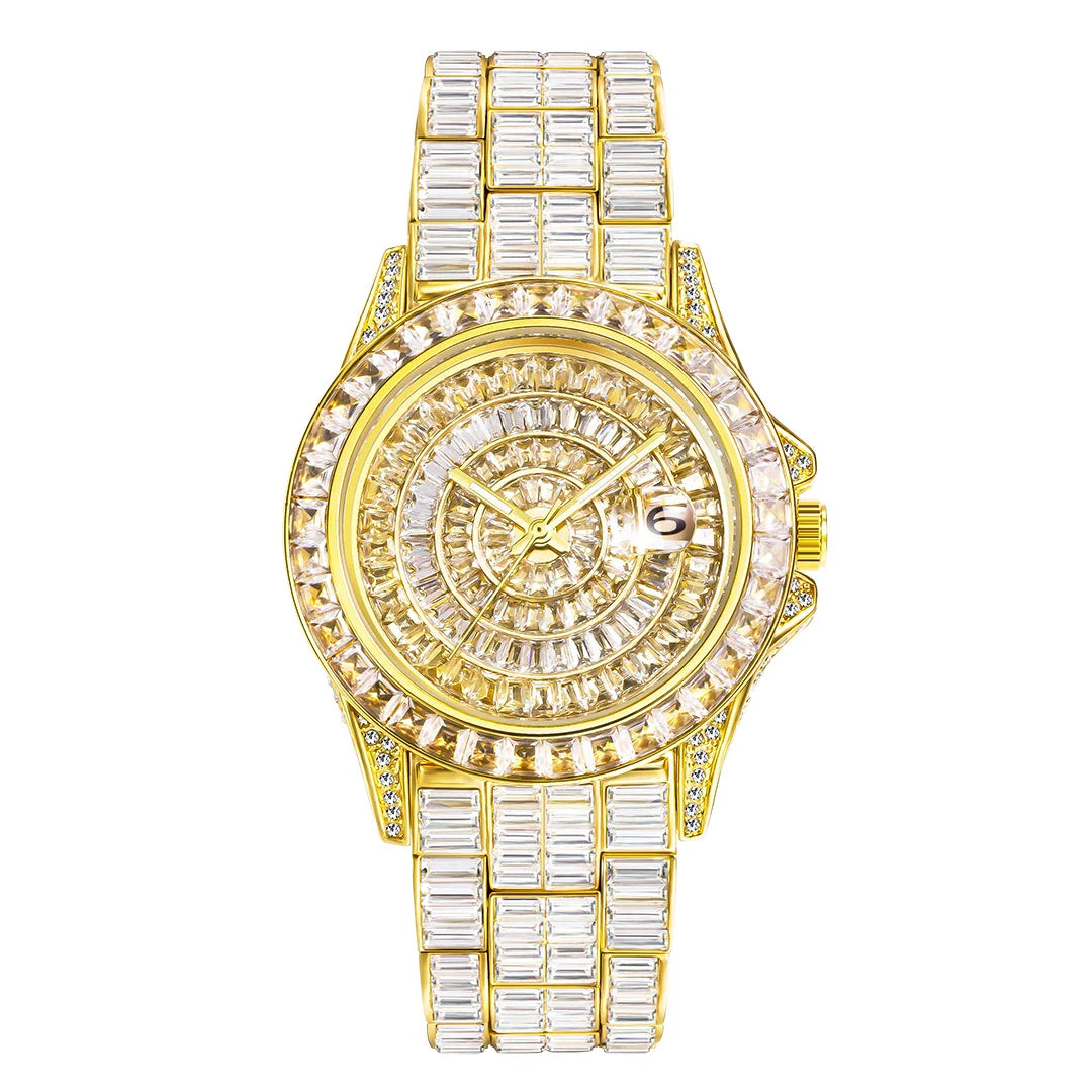 ICED OUT LAURENT BAGUETTE WATCH
