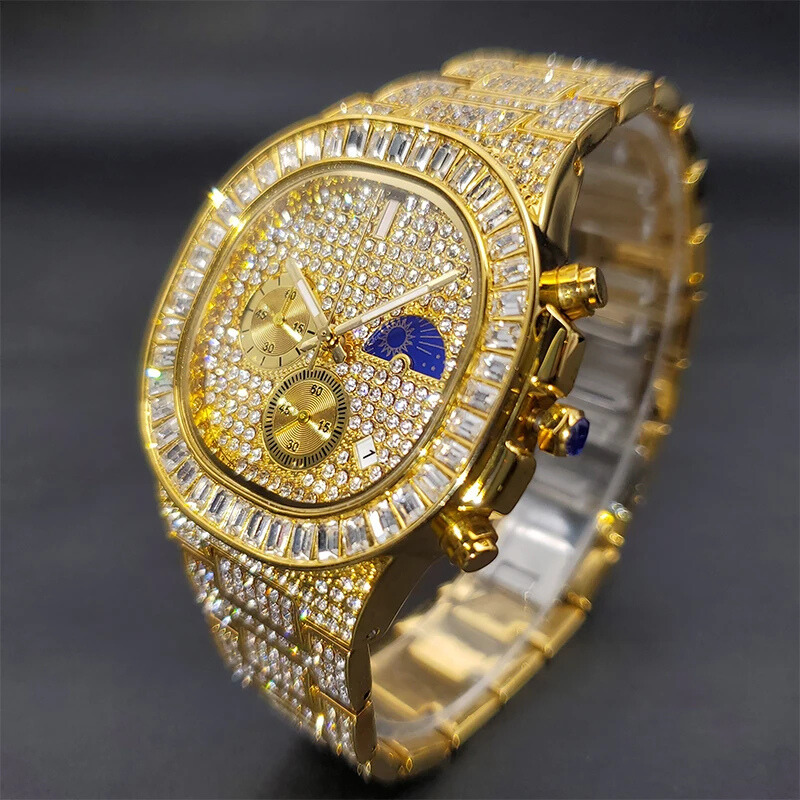 ICED OUT ATLAS BAGUETTE WATCH