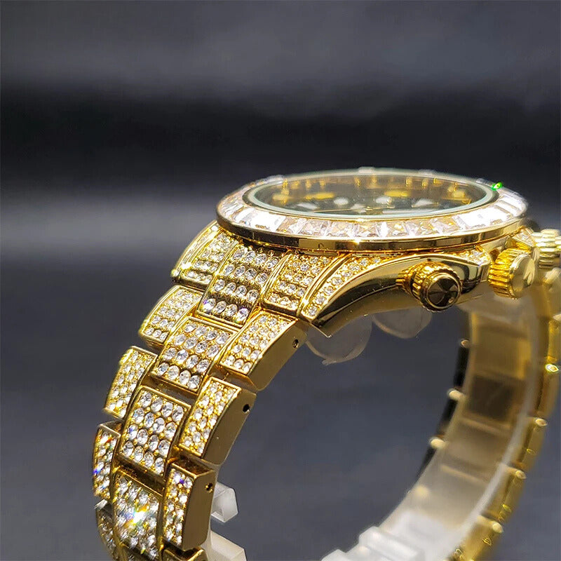 ICED OUT NOIR BAGUETTE WATCH