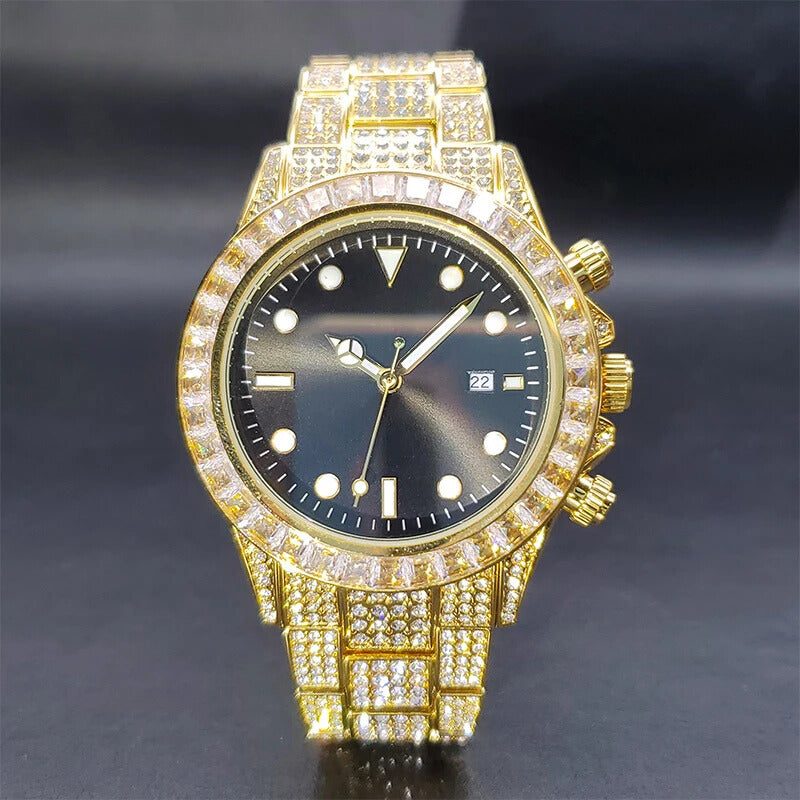 ICED OUT NOIR BAGUETTE WATCH