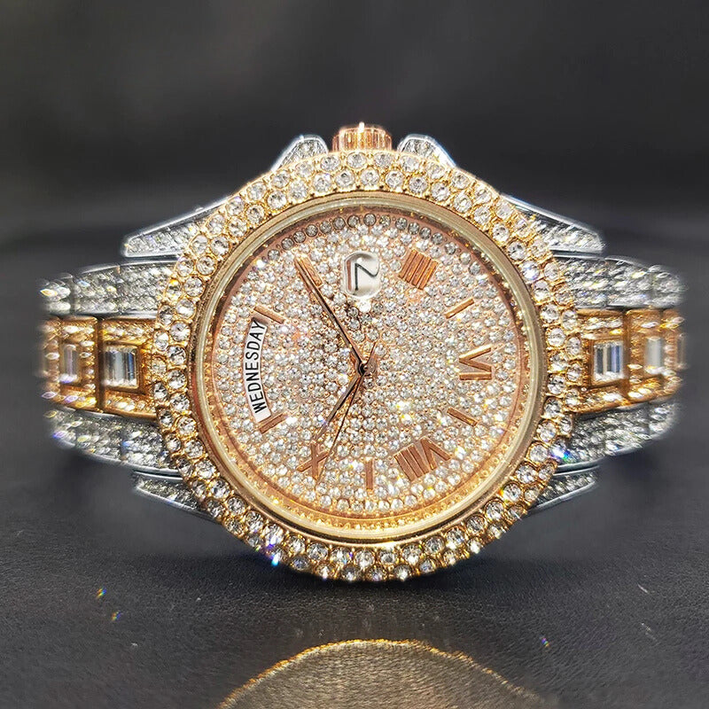ICED OUT REGAL DAY DATE WATCH