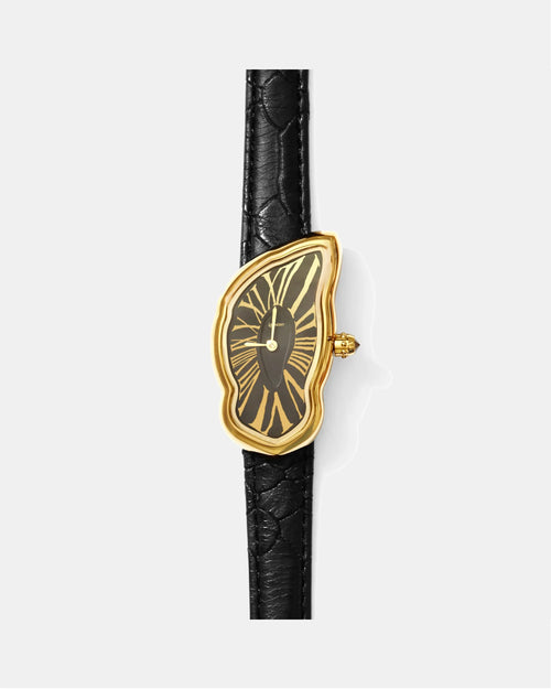 Melting Watch Gold Black Dial Edition