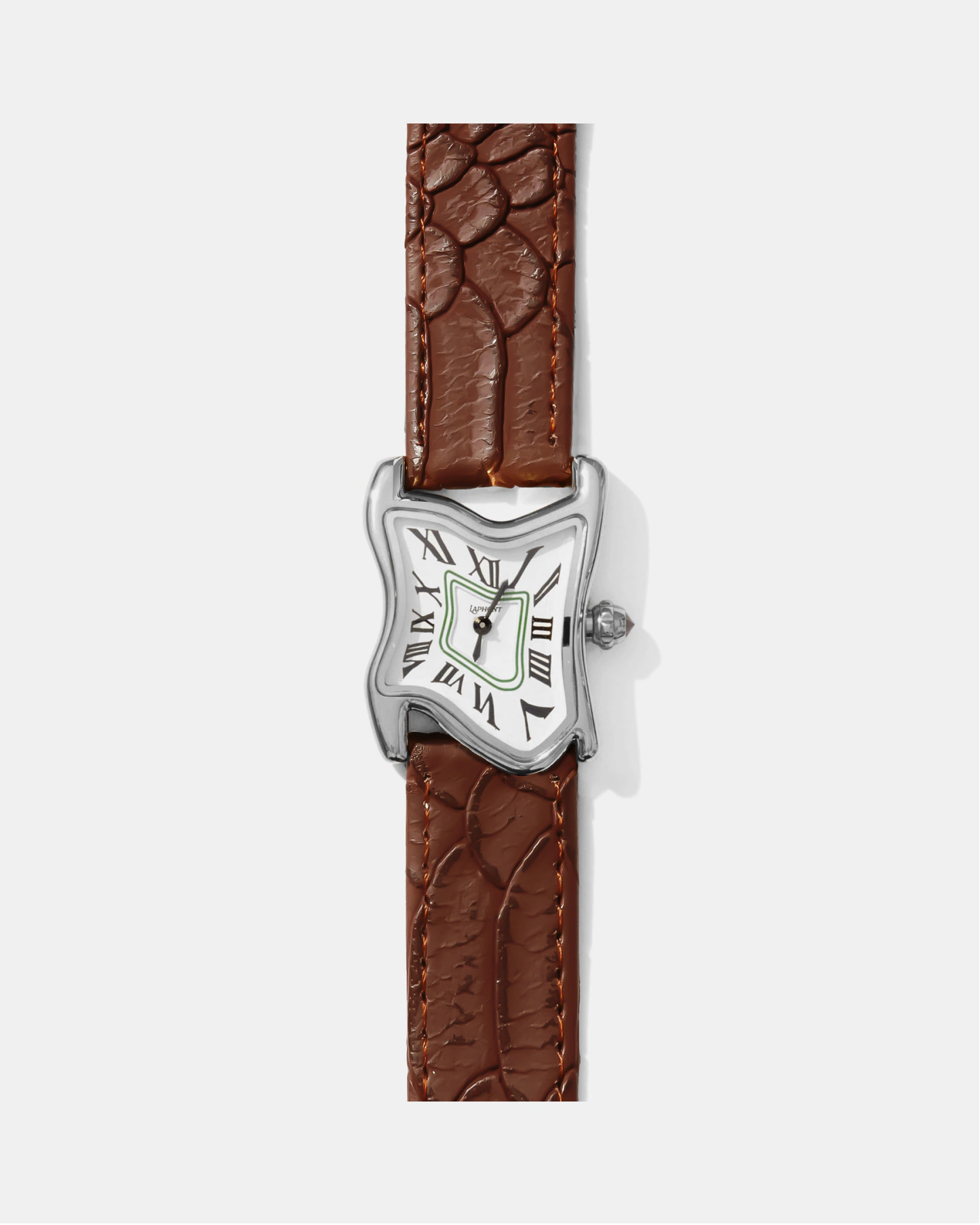 Square Melting Watch Silver Small
