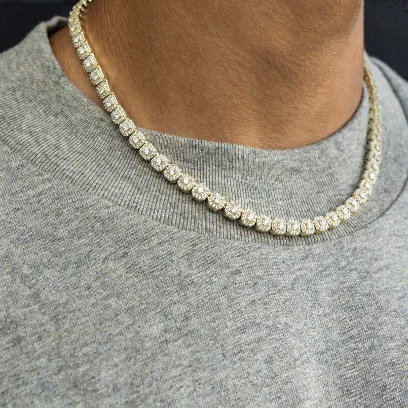 MICRO CLUSTERED TENNIS CHAIN
