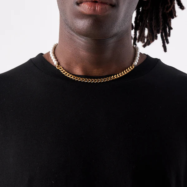PEARL CUBAN CHAIN